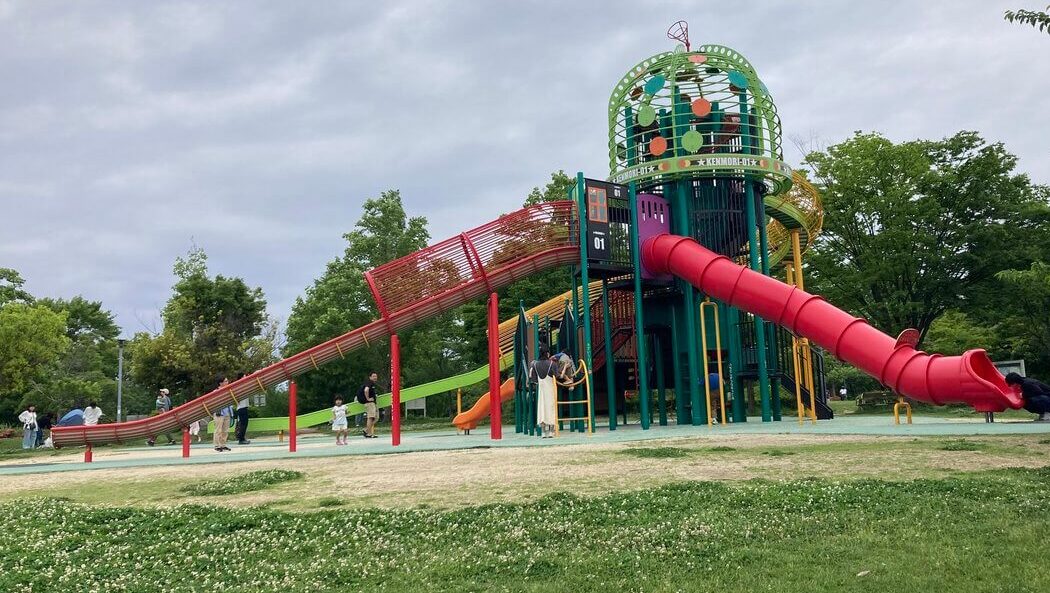 slide in the park