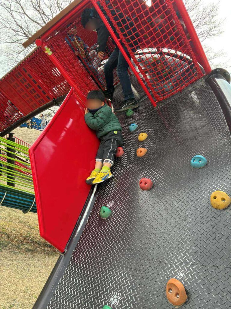 於大公園　ボルダリング　注意