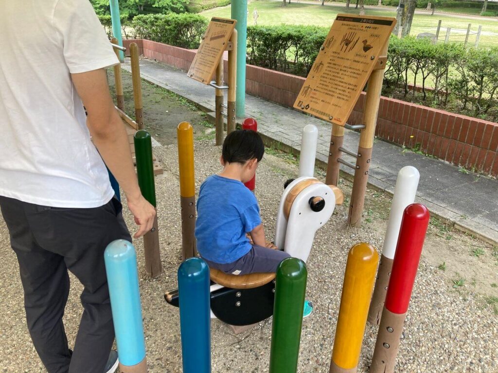wood-based playground equipment