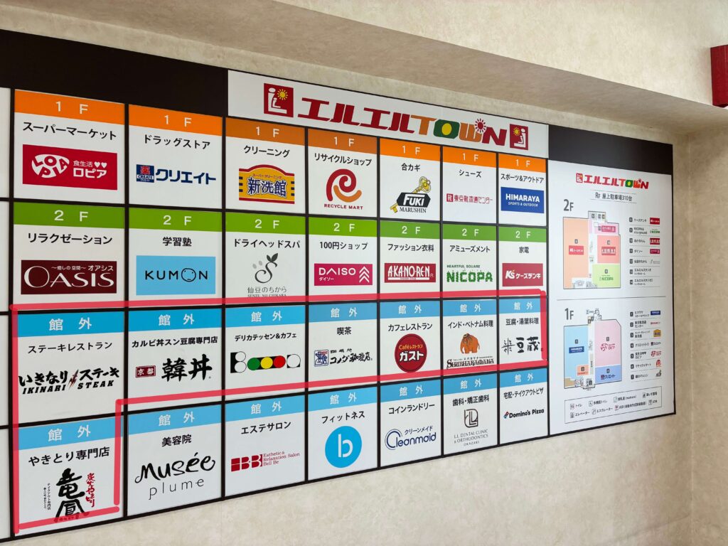 ロピアの専門店街