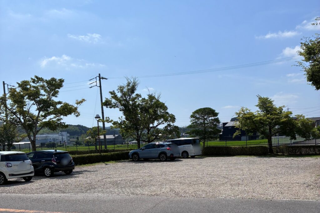 防災学習センターの駐車場