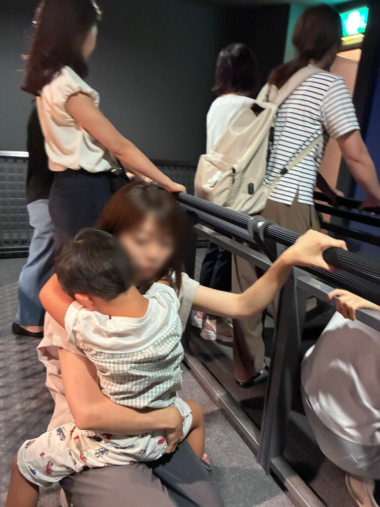 子どもが地震を体験