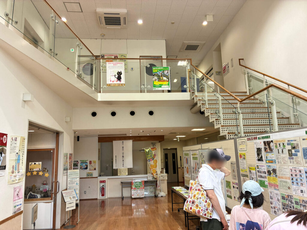 岡崎市動物総合センターの内観