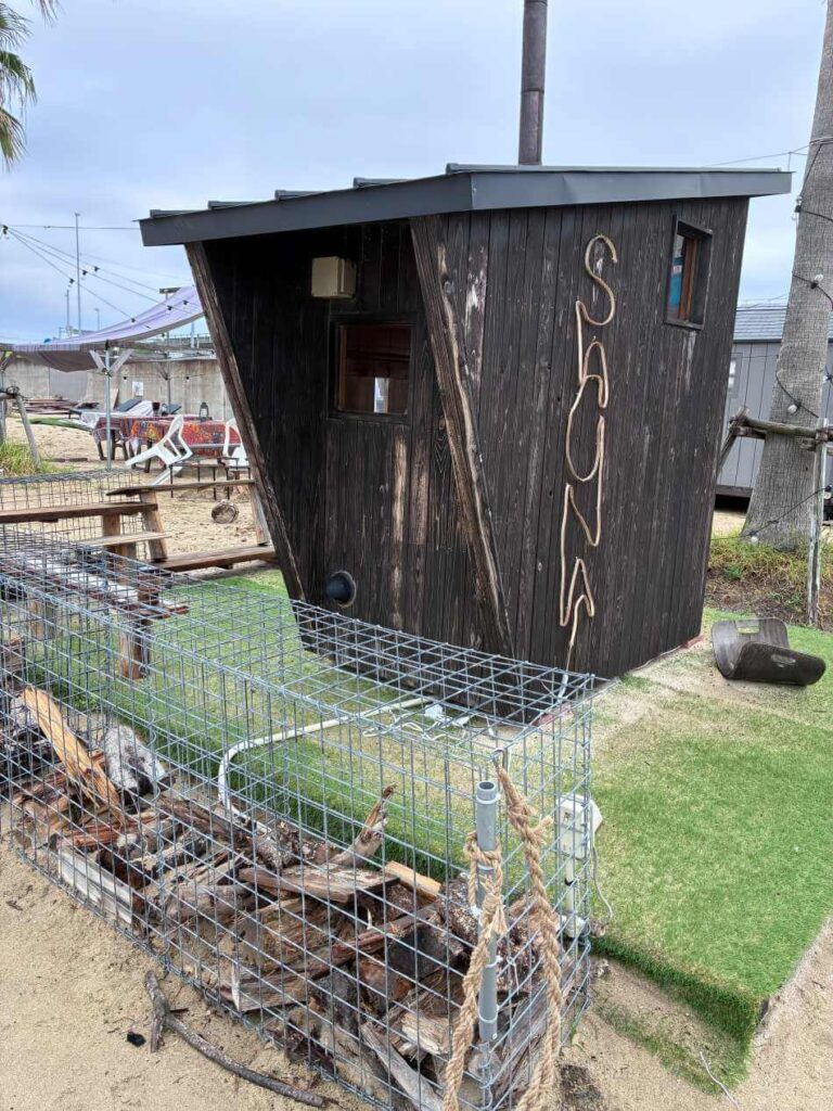 常滑 りんくうビーチのサウナ外観