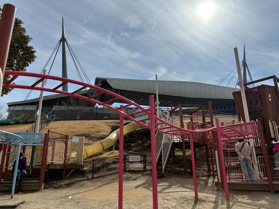 豊田市中央公園のうんてい