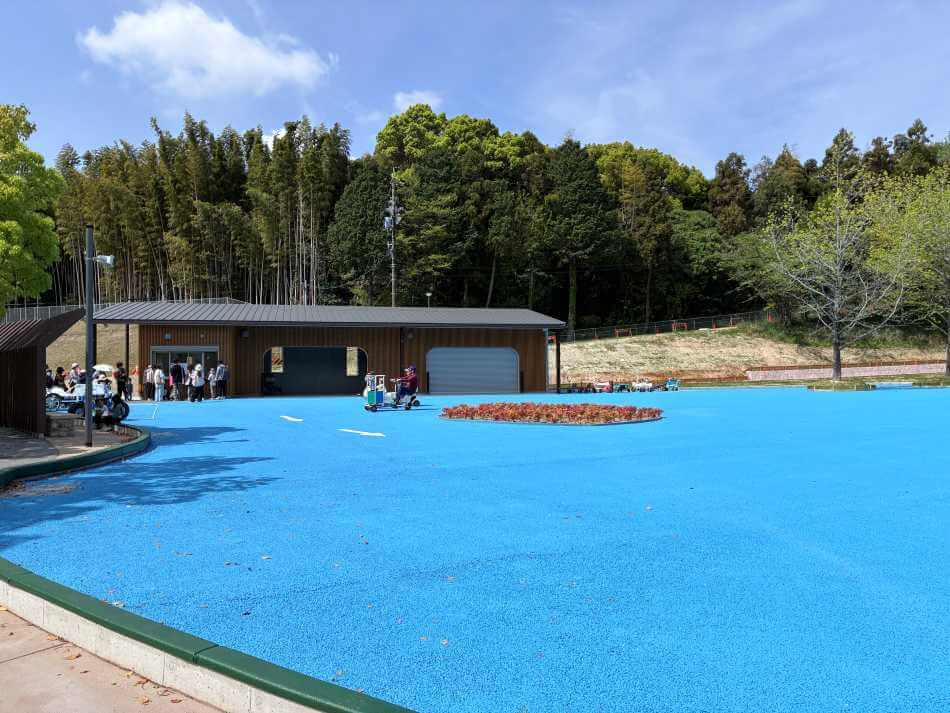 於大公園のリニューアルしたおもしろサイクル広場