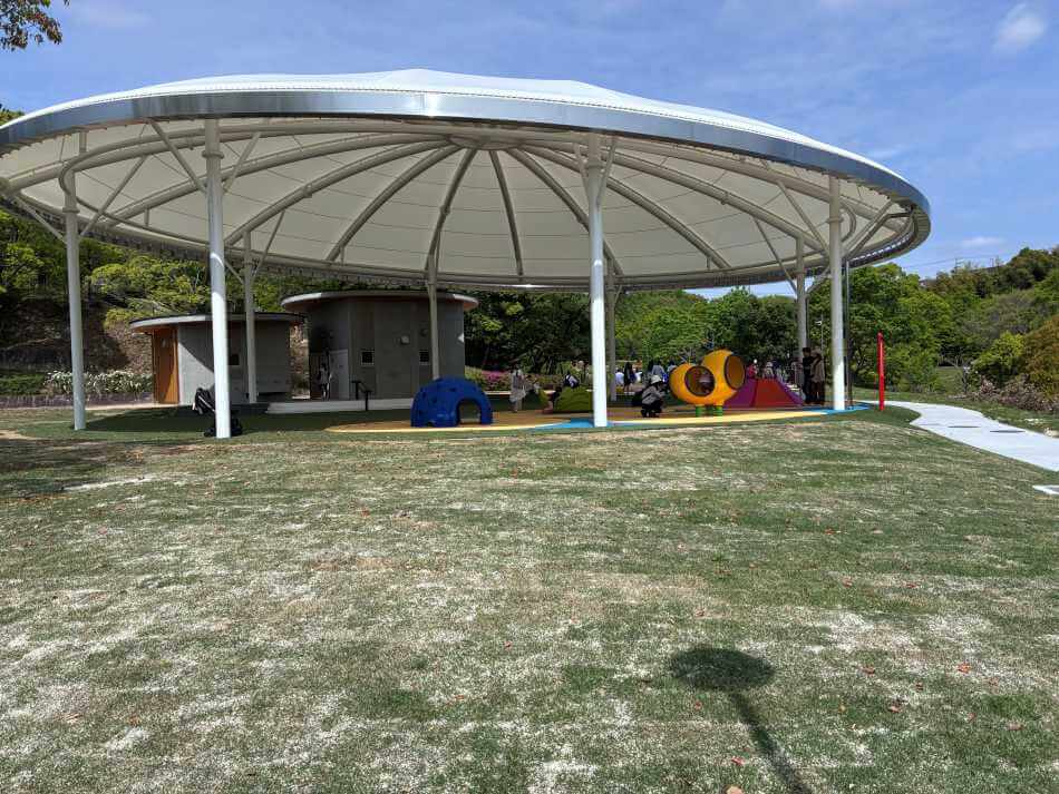 於大公園のファミリー広場全体図